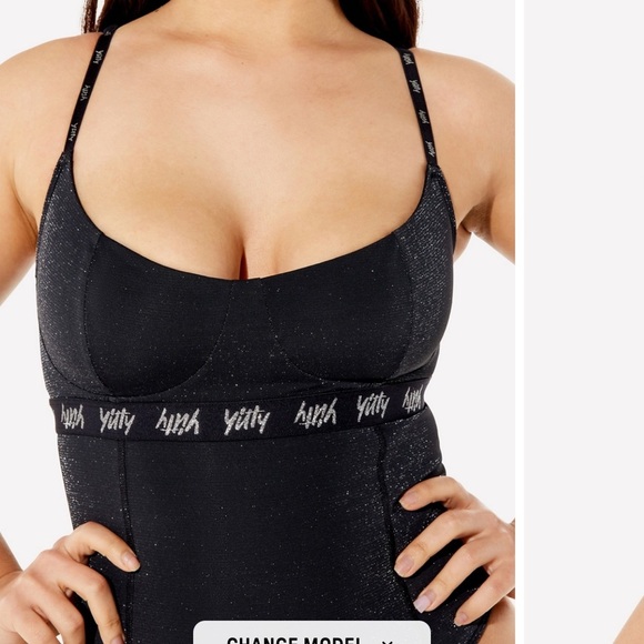 YITTY Black Scoop Neck Bodysuit - Picture 2 of 5